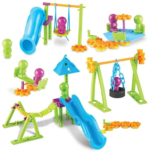 Playground Engineering & Design Building Set | 104 pcs STEM Kit by Learning Resources for Kids Age 3+