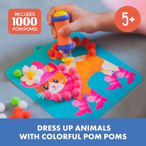 Educational Insights Pom Pom Kit | Art and Craft Toy Set for Kids Age 5+