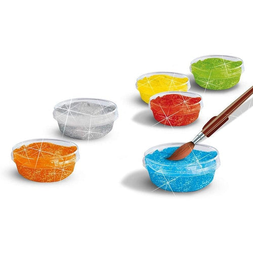 Poster Paint, Bright Glitter 6 X 45 ml | Arts & Cratfs Set by SES Creative NL | Age 3+