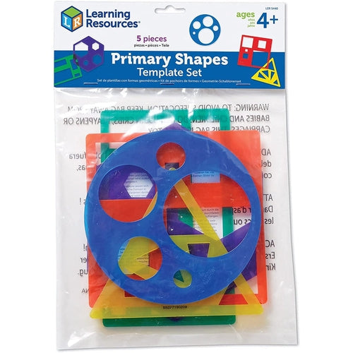 Primary Shapes Template Set | Math Set by Learning Resources US | Age 4+