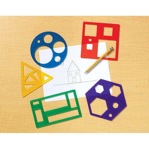 Primary Shapes Template Set | Math Set by Learning Resources US | Age 4+