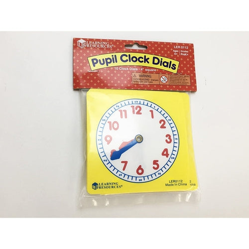 Pupil Clock Dials, Set of 10  | by Learning Resources US | Age 5+