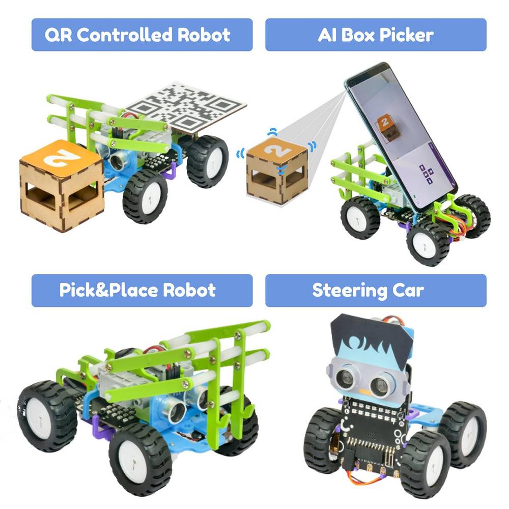 Quarky Ultimate Robot | AI Robotics STEM Kit by STEMpedia for Kids Ages 8+