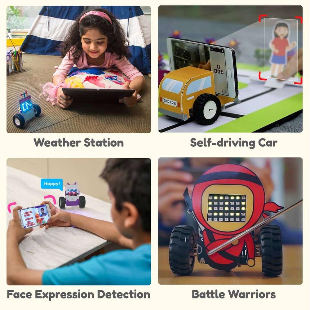 Quarky Ultimate Robot | AI Robotics STEM Kit by STEMpedia for Kids Ages 8+