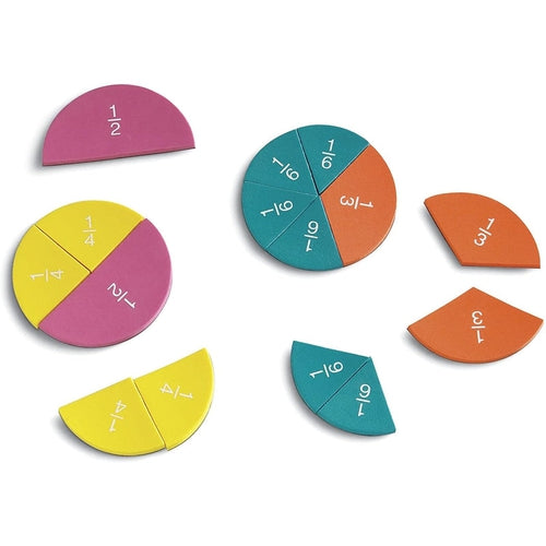 رینبو فریکشن® سافٹ فوم میگنیٹک سرکلز - LER0608 | لرننگ ریسورسز یو ایس کی جانب سے 51 pcs میتھ سیٹ | عمر 6+