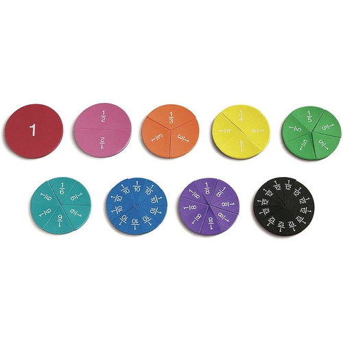 رینبو فریکشن® سافٹ فوم میگنیٹک سرکلز - LER0608 | لرننگ ریسورسز یو ایس کی جانب سے 51 pcs میتھ سیٹ | عمر 6+