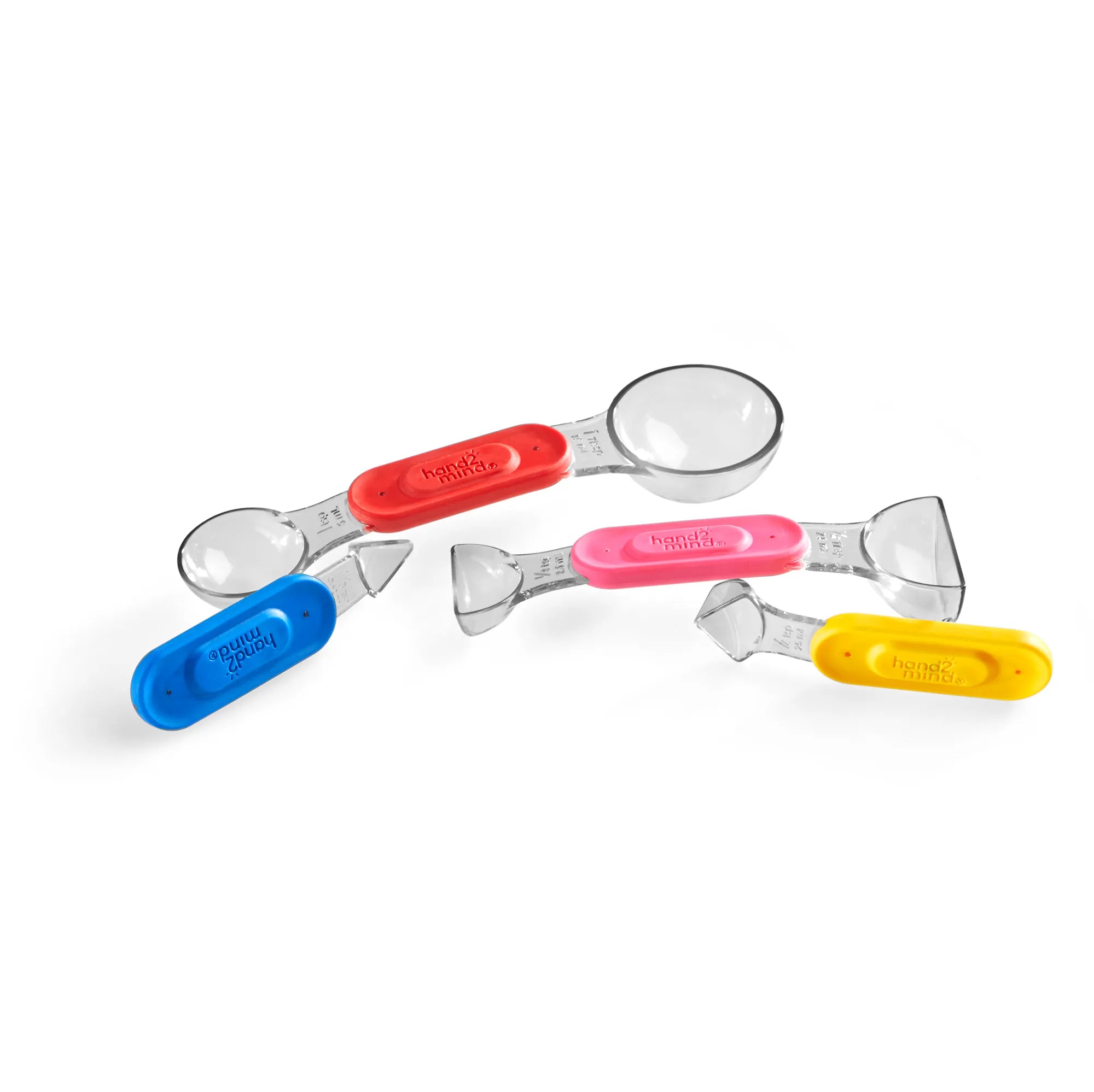 Rainbow Fraction Measuring Spoons - 94467 | Classroom Science Set by Learning Resources for kids Age 3+
