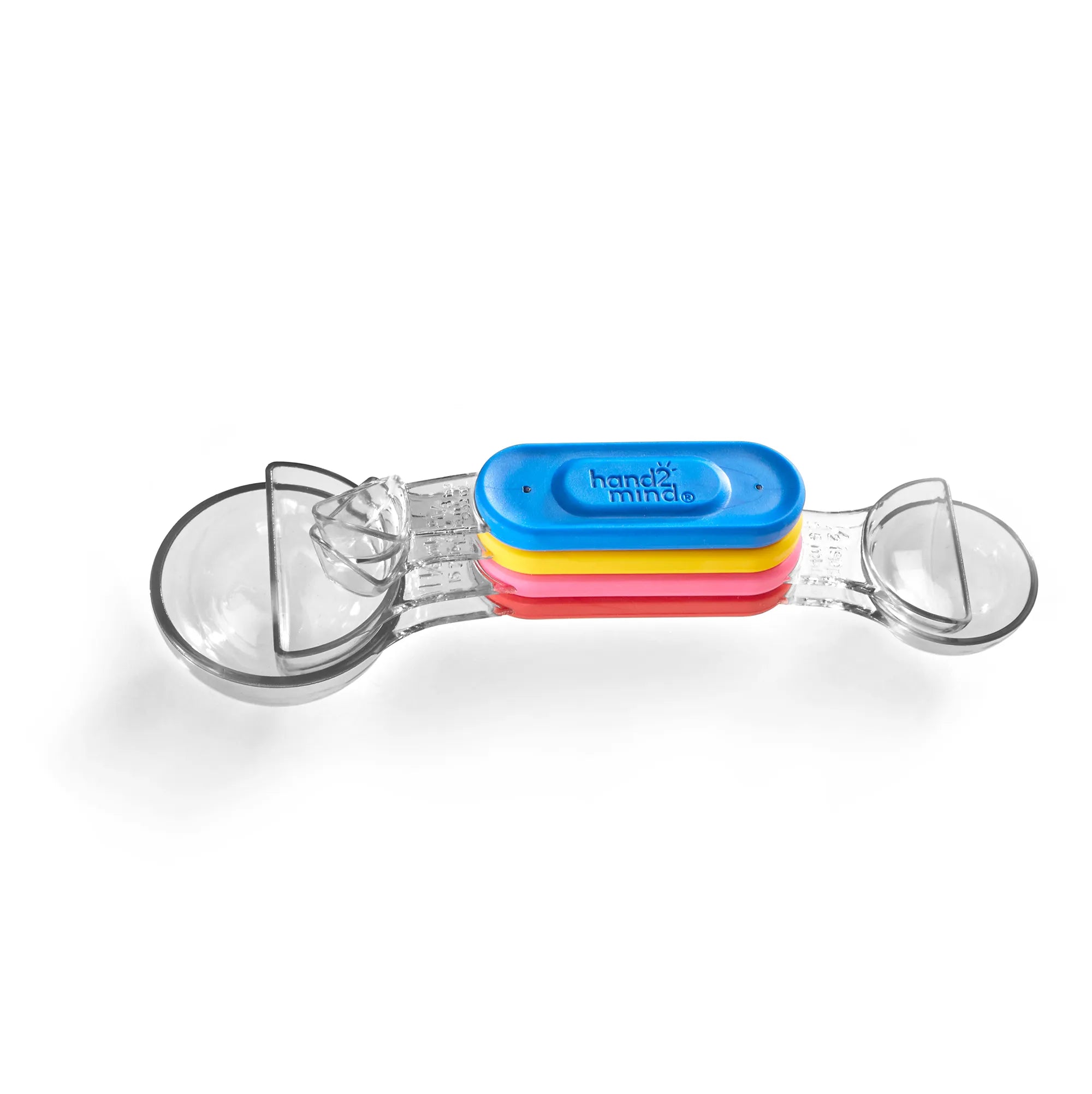 Rainbow Fraction Measuring Spoons - 94467 | Classroom Science Set by Learning Resources for kids Age 3+