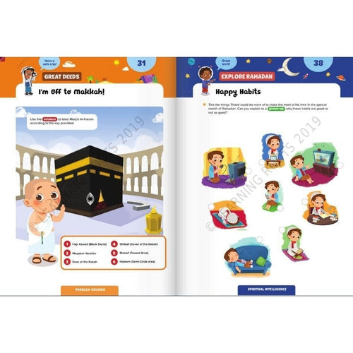 Ramadan Activity Book (Big Kids) | Islamic Book by LearningRoots | Age 8+