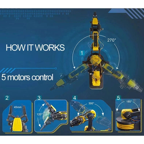Pivotpoint Arm Robotic Arm | Extensive Range of Motion on All Pivot Points | DIY Tech ...