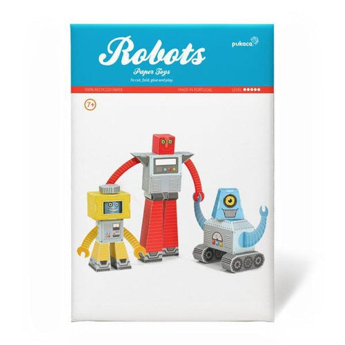 Robots - Paper Art Kit, by Pukaca PT | Age 7+