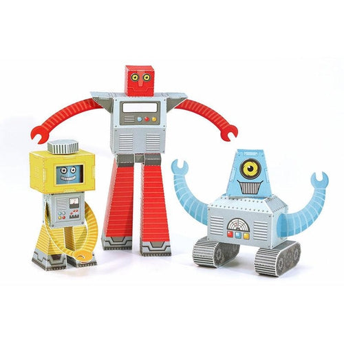 Robots - Paper Art Kit, by Pukaca PT | Age 7+