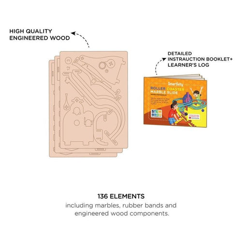 Roller Coaster Marble Slide | Learn Engineering Project by Smartivity | Age 8+