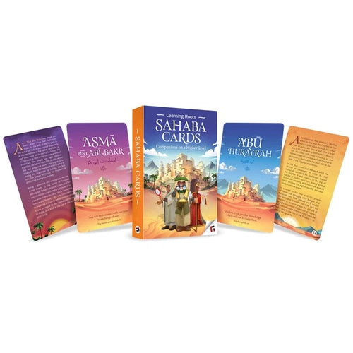 Sahaba Cards | 34 well-known and legendary Companions | Islamic flashcards by LearningRoots UK | Age 3+