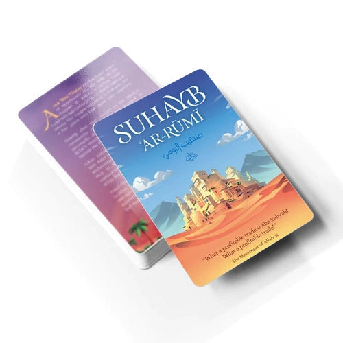 Sahaba Cards | 34 well-known and legendary Companions | Islamic flashcards by LearningRoots UK | Age 3+