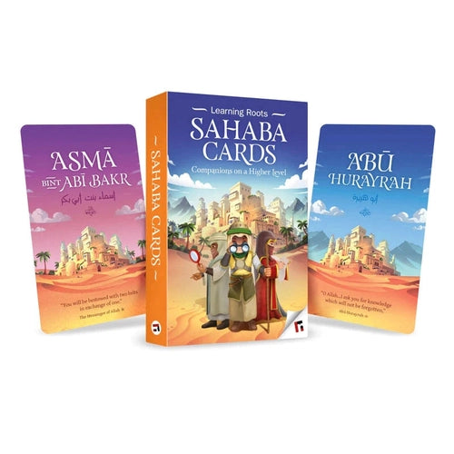 Sahaba Cards | 34 well-known and legendary Companions | Islamic flashcards by LearningRoots UK | Age 3+