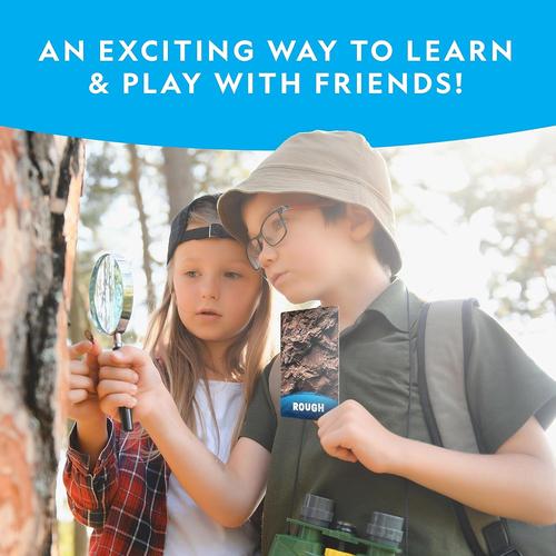 Seek & Match Scavenger Hunt Card Game - NGSCAVHUNT | 40 Jumbo-Sized Cards Brain 5 Games by National Geographic for Kids Ages 3+