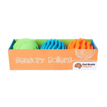 Load image into Gallery viewer, Sensory Rollers -  3 Silicon Spheres | Montessori set by Fat Brain US for Kids age 6 Months+
