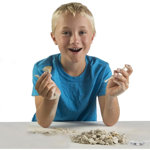 Shark Tooth Dig KIT | Science Set by National Geographic | Age 8+