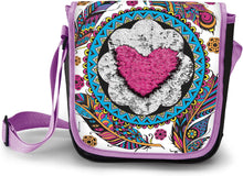تحميل الصورة في عارض المعرض ، Shimmer ‘n Sparkle Color Your Own Magic Sequins Messenger Bag | Art and Craft Set by Cra-Z-Art for Kids Age 6+
