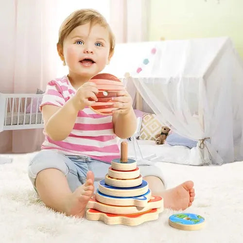 Mideer Stacking Toy - Planets | Science Educationa Toy for Kids Ages 2+