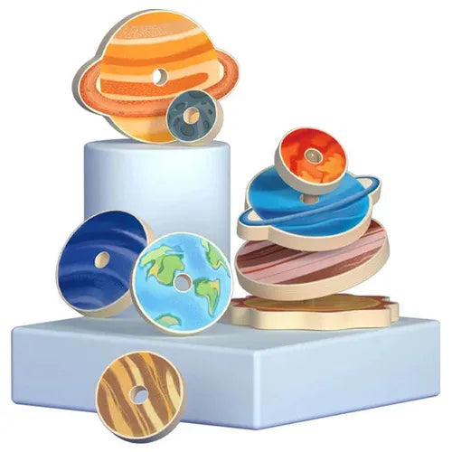Mideer Stacking Toy - Planets | Science Educationa Toy for Kids Ages 2+