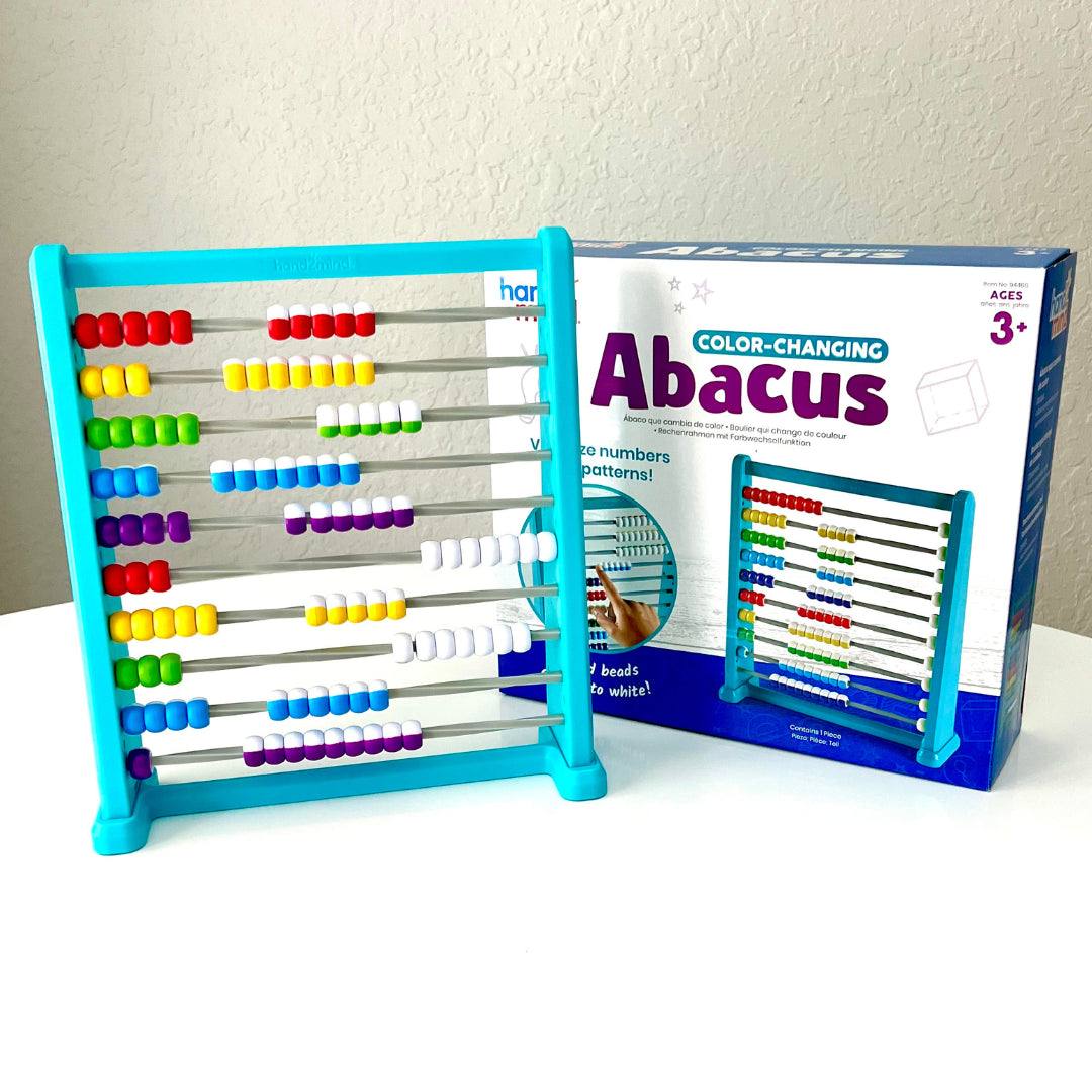 Color-Changing Abacus - 94466 | Math Set by Learning Resources hand2mind US for Kids Age 3+