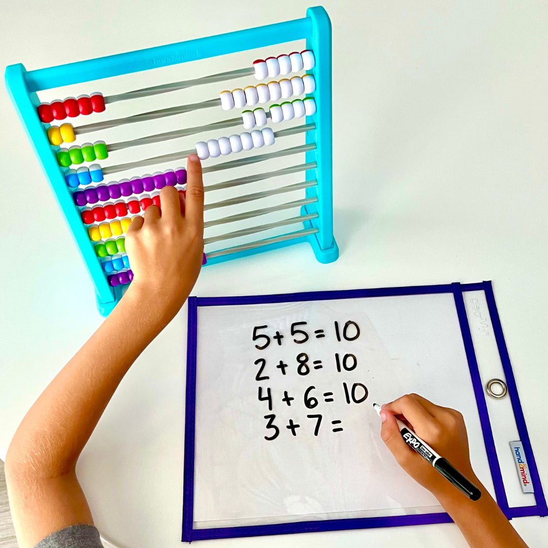 Color-Changing Abacus - 94466 | Math Set by Learning Resources hand2mind US for Kids Age 3+