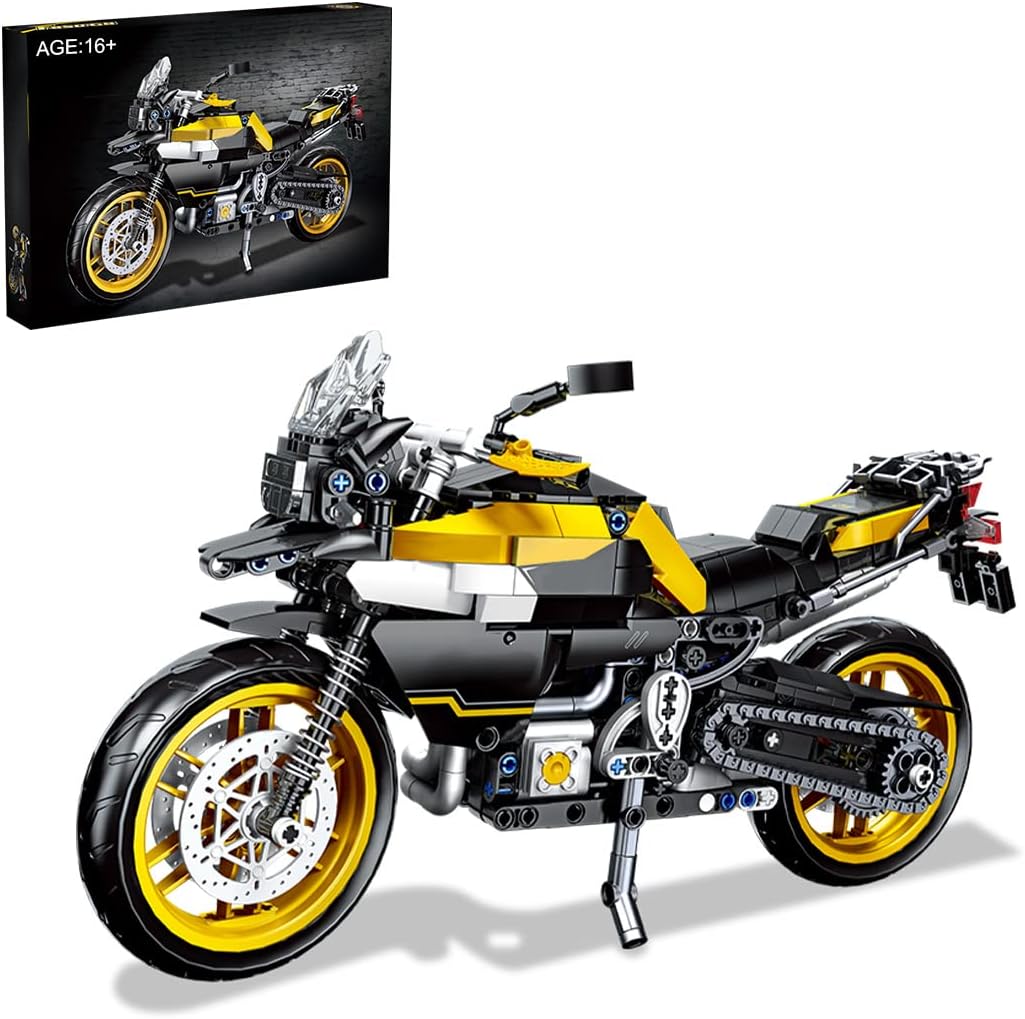 Sluban R1250 GS Motorcycle | 200 pcs Bricks Construction toy for Kids Age 10+