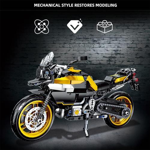 Sluban R1250 GS Motorcycle | 200 pcs Bricks Construction toy for Kids Age 10+