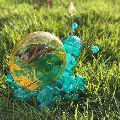 Snail Solar Robot + Cutter | Cute DIY Building Science Experiment Puzzle Kit | Age 8+