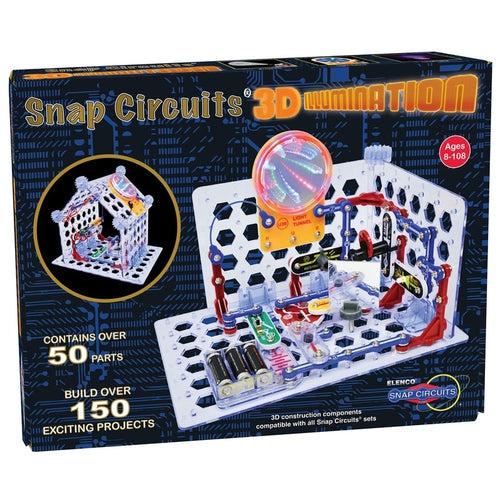 Snap Circuits® 3D Illumination | Enjoy over 150 Projects | SC-3Di by Elenco US | Age 8+