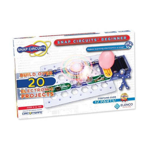 Snap Circuits® Beginner - Enjoy 20 Projects | SCB-20 by Elenco US | Age 5+