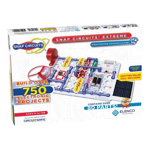 Snap Circuits® Extreme 750-in-1 with computer interface - Enjoy 750 Amazing Projects | SC-750 by Elenco US | Age 8+