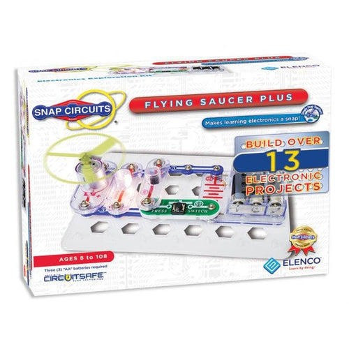 Snap Circuits® Flying Saucer Plus | SCP-09 by Elenco | Age 8+