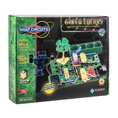 Snap Circuits® Green Energey | Enjoy over 125 Projects | SCG-225 by Elenco US | Age 8+