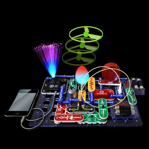 Snap Circuits® LIGHT - SCL-175 | 55 pcs for more than 175 Electronic Projects | Tech/Eng set by Elenco US for Kids Age 8+