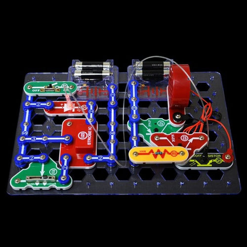 Snap Circuits® LIGHT - SCL-175 | 55 pcs for more than 175 Electronic Projects | Tech/Eng set by Elenco US for Kids Age 8+