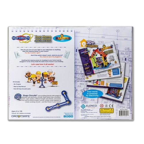 Snap Circuits® My Home | Your Power, Know How It Works | SC-MYH7 by Elenco | Age 8+