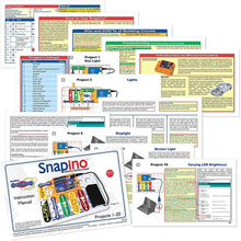 Load image into Gallery viewer, Snap Circuits® Snapino™ - Making Coding A Snap - Enjoy 20 Arduino projects | SC-SNAPINO by Elenco | Age 12+
