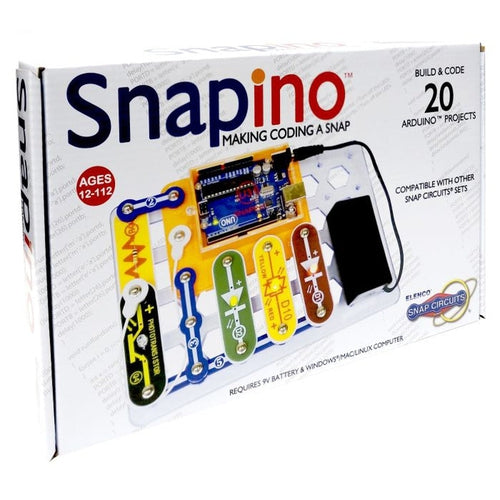 Snap Circuits® Snapino™ - Making Coding A Snap - Enjoy 20 Arduino projects | SC-SNAPINO by Elenco | Age 12+