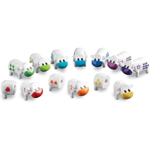 Snap-n-Learn™ Counting Cows | Counting and Sorting Fun Set, Early Math Skill | Set of 20 by Learning Resources US | Age 1.5+