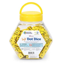 Load image into Gallery viewer, Soft Foam Dot Dice (Set of 200) | Math Set by Learning Resources US for Kids age 3+
