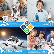 Load image into Gallery viewer, Space Solar Robot + Cutter | 6-in-1 DIY Building Science Experiment Puzzle Kit | Age 8+
