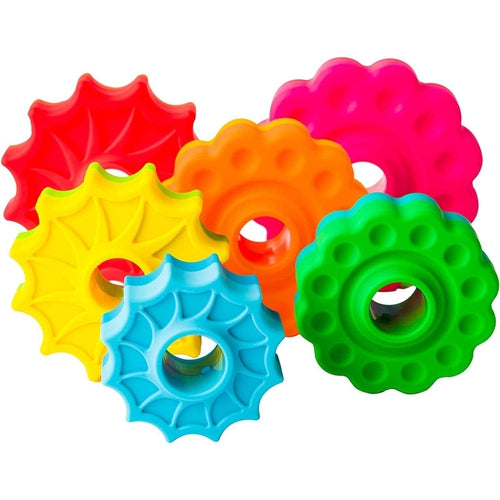 SpinAgain - Stacking toy with a Spin  | Montessori set by Fat Brain US for Kids age 1+