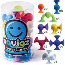 Load image into Gallery viewer, Squigz Starter Kit - 22-Pieces  | Montessori/Sensory set by Fat Brain US for Kids age 1+
