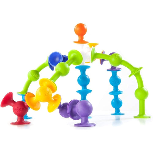 Squigz سٹارٹر کٹ - FA088 | 22 ٹکڑے مانٹیسوری / سینسری سیٹ بذریعہ فیٹ برین یو ایس برائے بچے 1+ سال