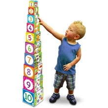 Load image into Gallery viewer, Stacking Cubes - Mind Building Developmental Toy  | Montessori set by The Learning Journey for Kids age 1+
