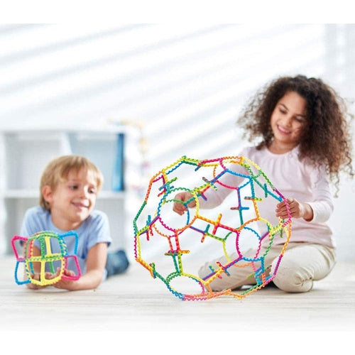 تنوں (60 کا ٹب) - لچکدار 3D بنانے والا کھلونا | 5+ سال کی عمر کے بچوں کے لیے سیکھنے کے وسائل US کے ذریعے تعمیر کا سیٹ 