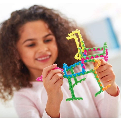 تنوں (60 کا ٹب) - لچکدار 3D بنانے والا کھلونا | 5+ سال کی عمر کے بچوں کے لیے سیکھنے کے وسائل US کے ذریعے تعمیر کا سیٹ 